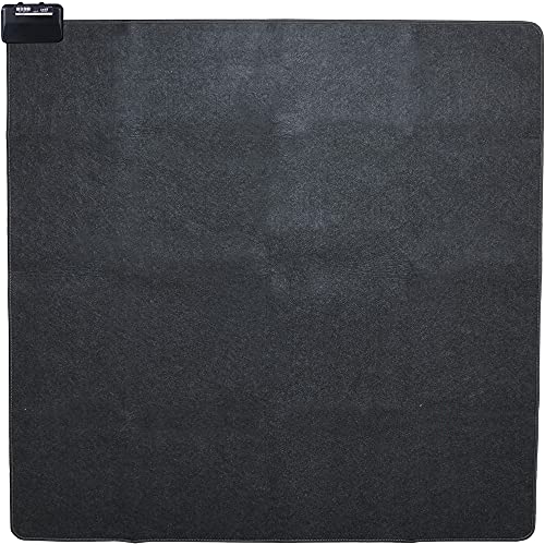 【Amazon.co.jp 限定】 [山善] ホットカーペット 2畳 (175cm×175cm) ダニ退治機能 温度調節5段階 左右暖房面切替 6時間オートオフタイマー コンパクト収納 グレー AUB