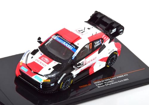 イクソ 1/43 トヨタ GR ヤリス WRC モンテカルロラリー 2023#17 S.Ogier/V.Landais IXO TOYOTA YARIS ミニカー [並行輸入品]