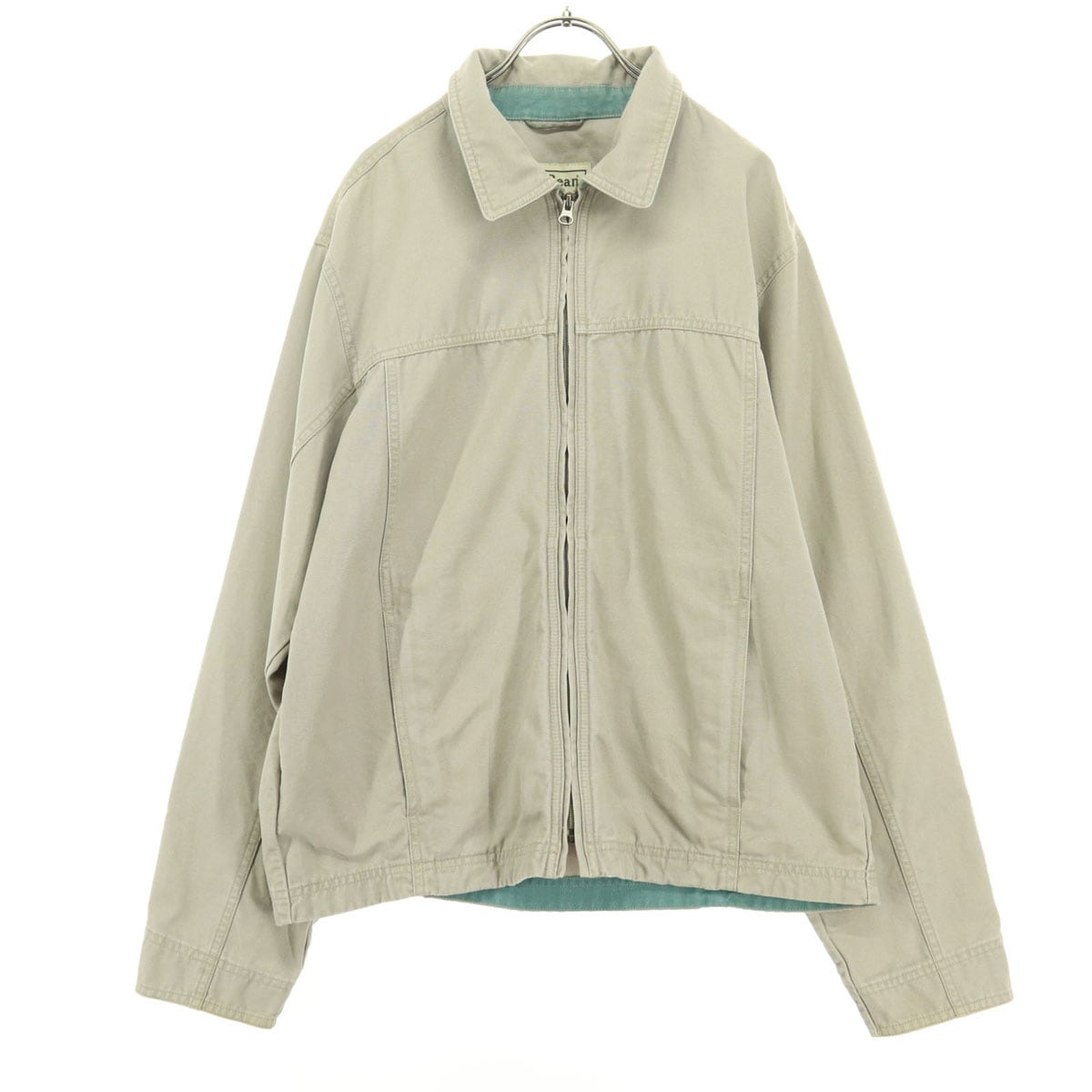 長袖 ジャケット S ベージュ メンズ 古着