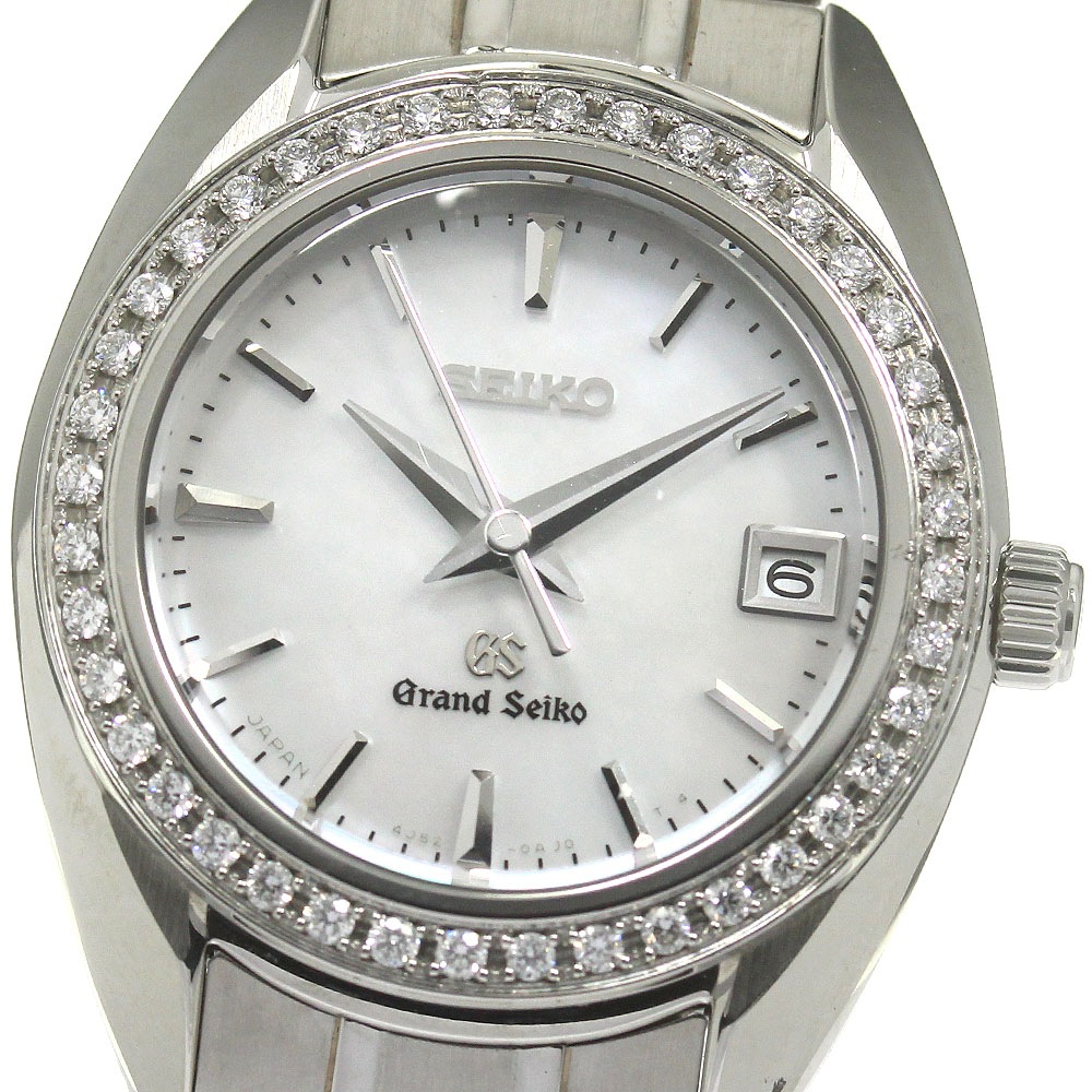 セイコー SEIKO STGF079/4J52-0AD0 グランドセイコー ダイヤベゼル クォーツ レディース _827791【中古】