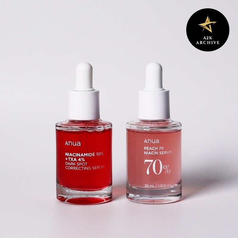 whitening 最強セット （ダークスポット コレクティング セラム 30mL + 桃 70 ナイアシン セラム 30ml）