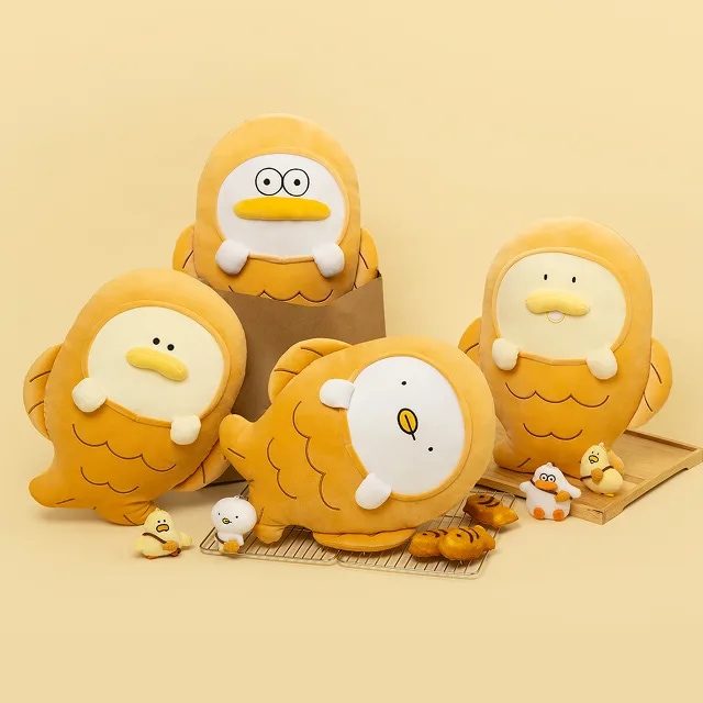 たい焼きぬいぐるみクッションボディピロー