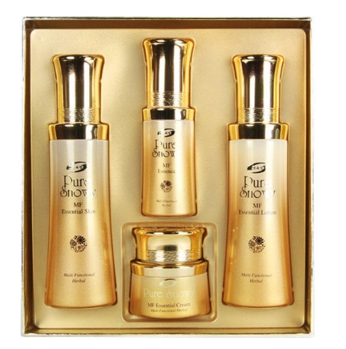 韓国コスメ白玉生ピュアスノイMF4種セット油水分バランスと油水溶性栄養供給で肌に生気を吹き込んでください