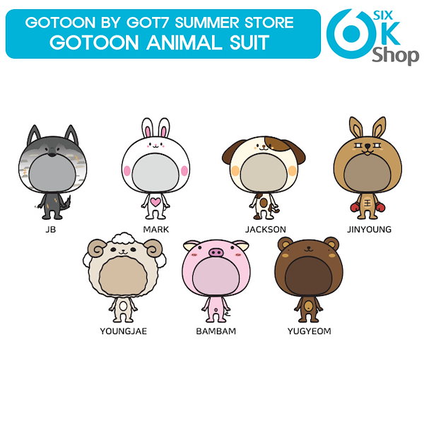 GOT7 ドール Gotoon by GOT7 JB 公式 ドール GOT7 JB Doll Plush toy Never