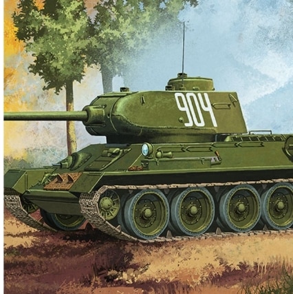 [1/35スケール] T-34/85「No.112工場生産」, アカデミープラスチック製モエル #T13290