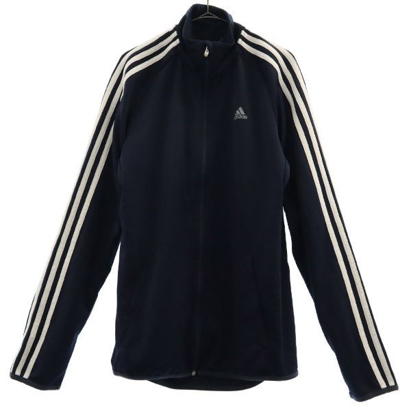 プリント トレーニング ジャージジャケット M ネイビー スポーツ ウォームアップ レディース