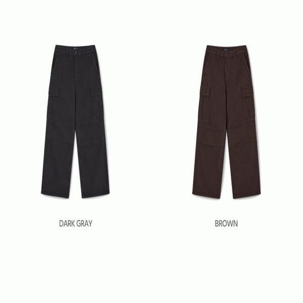 女性コットンカーゴ染色パンツ/ Cotton Cargo Dying Pants_A WHTAF4923F