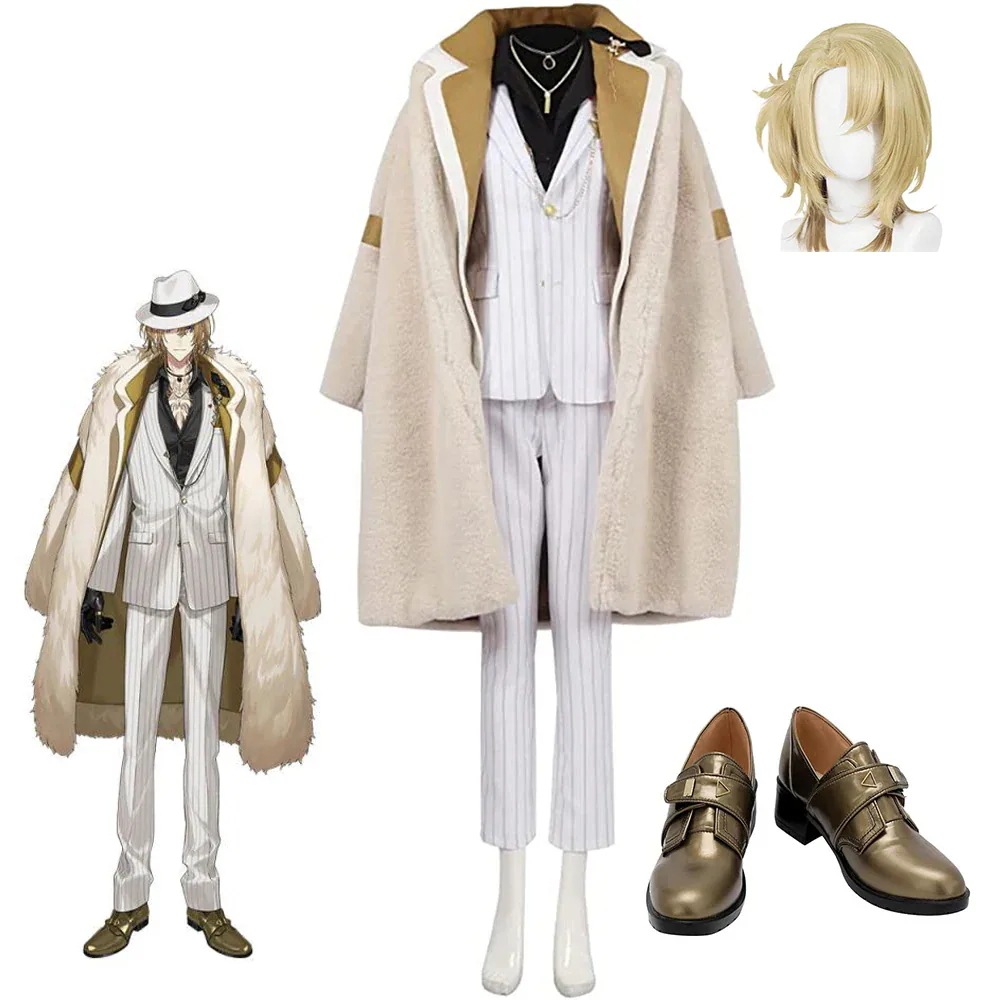 バーチャルYouTuber VTuber Luca Kaneshiro ルカ カネシロ ウィッグ 靴 追加可コスプレ衣装 ハロウィン クリスマス 文化祭 学園祭 仮装 演出服 コスプレ 衣装