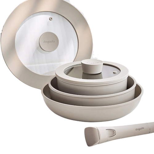 [韓国人気キッチン]Organic Cookware6pセット天然鉱物6世代抗菌コーティング適用セラミック原料高純度98%