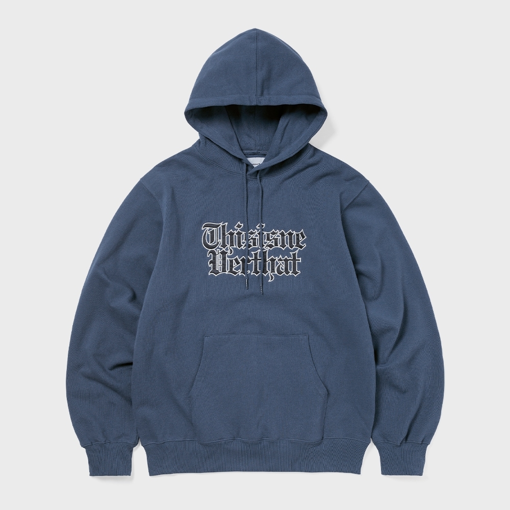 ディス・イズ・ネヴァー・ザット・オールド・イングリッシュ・ロゴ・パーカー・ディープ・ウォーター