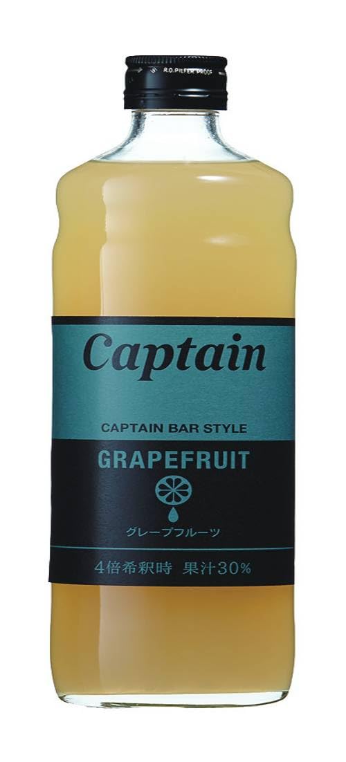 中村商店 キャプテン グレープフルーツ シロップ 600ml×12個