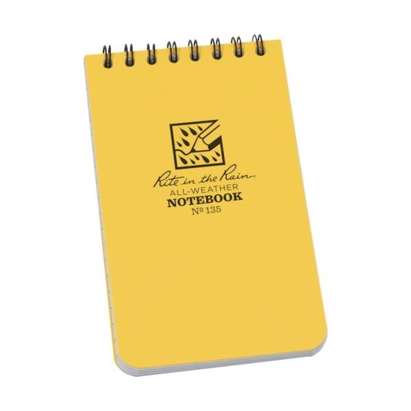 （まとめ） ライトインザレイン トップスパイラルノートブック ユニバーサル イエロー 135 1冊 5セット 7,691円