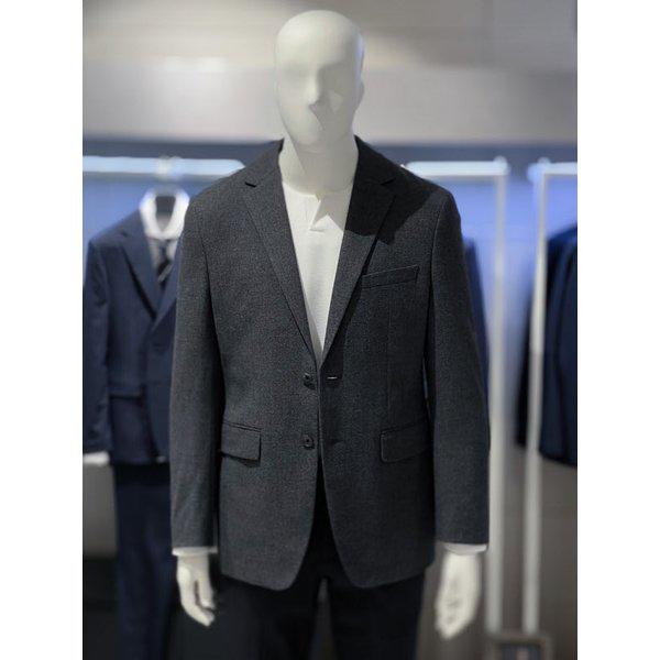 [] グレーウールライク スパンコンビ カジュアルメンズジャケット TW28812001034 (P003698037)