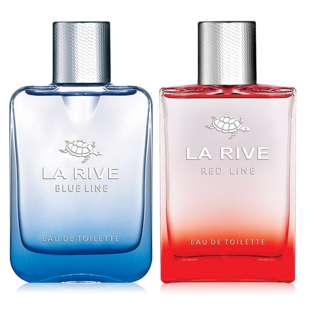 ラリーブメンズオードトワレットブルーライン90ml+レッドライン90ml