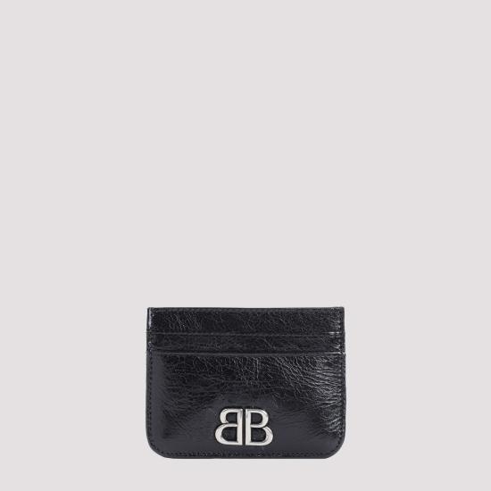 BALENCIAGA Women Business Card Wallet 765463 2AAYP 1000 BLACK