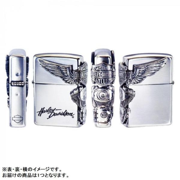 ハーレーZIPPO スターリングシルバー サイドウイング HARLEY-DAVIDSON 日本限定モデル HDP-スターリングシルバー サイドウイング