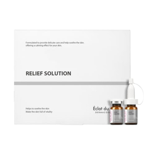 リリーフソリューション 肌の鎮静・保湿アンプル 1箱（5ml × 5本）＋シートマスクプレゼント