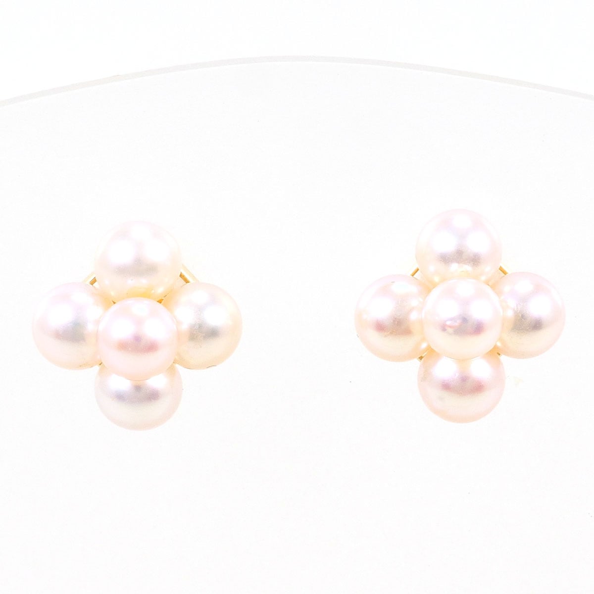 K18 18金 YG イエローゴールド ピアス パール（真珠） 総重量約1.8g ジュエリー 中古