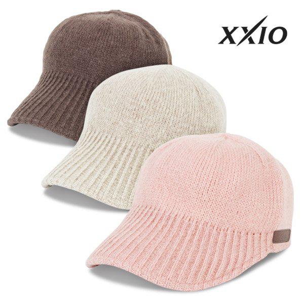 ゼクシオ レディース ニットキャップ ゴルフ帽子 GAH 18018I