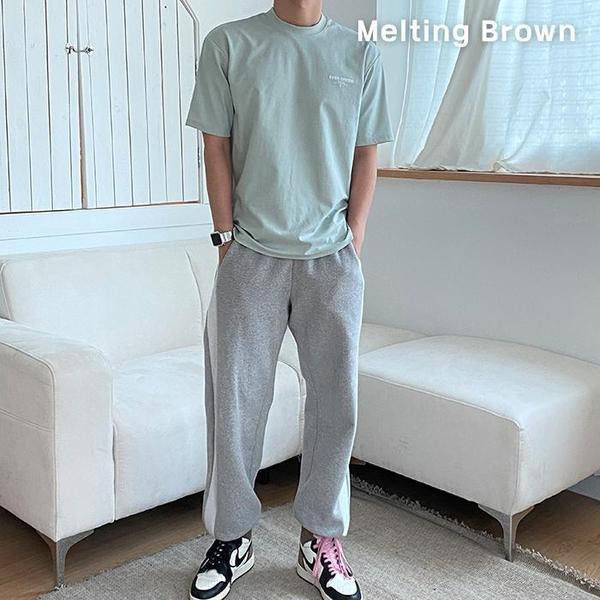男性オーバーフィット半袖Tシャツ男性ラウンドTシャツEG3