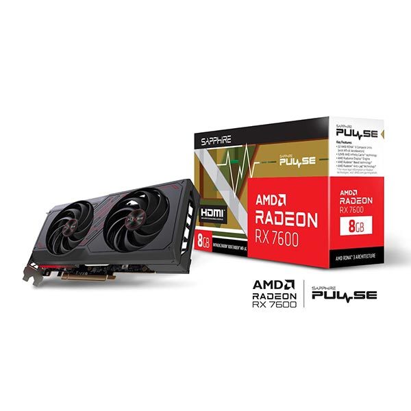 SAP-PULSERX7600-8GB/11324-01-20G PULSE RADEON RX 7600 GAMING 8GB GDDR6 [グラフィックボード] 33,605円