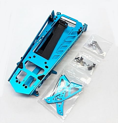 スプレッドワールド (Spread World) OPTION No.1 アルミシャーシフレーム/グラスホッパーホーネット (タミヤブルー/限定) WHO-001LB