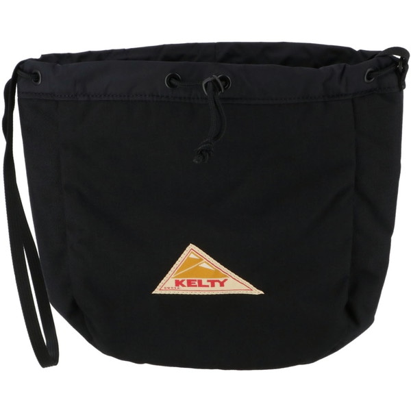 KELTY ケルティ 巾着ショルダー リバーシブル キンチャク REVERSIBLE KINCHAKU ショルダーバッグ 32592465-BLACK「RS2309」
