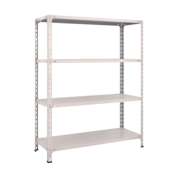 54X14 軽量棚開放型 W1200XD450XH1500 4段 ネオグレー メーカー直送