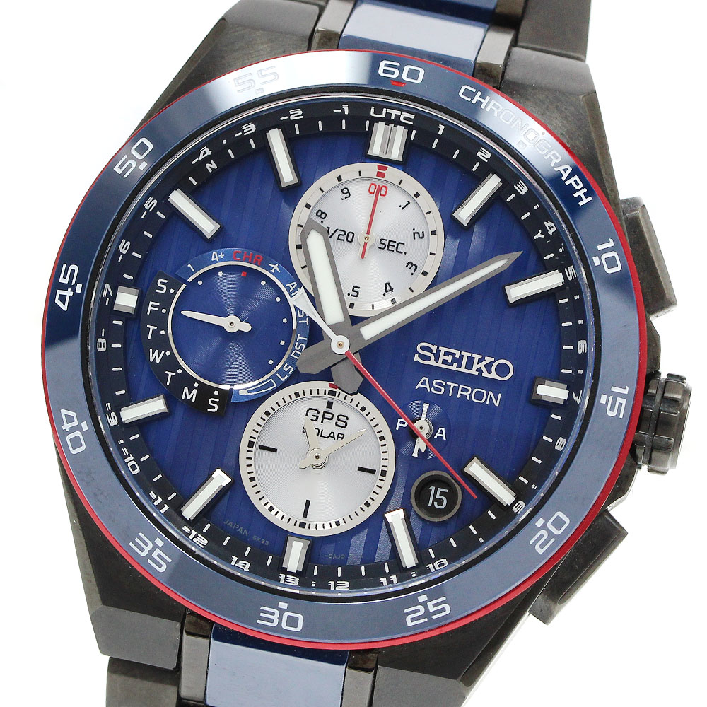 セイコー SEIKO SBXC167/5X83-0AG0 アストロン ネクスター 大谷翔平 2024 限定500本 ソーラー電波 メンズ 極美品 箱・保証書付き_960619【中古】