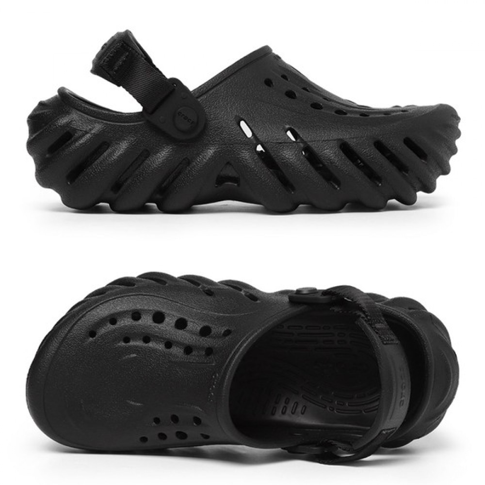 [クロックスシューズ] キッズ/大人用エコクロッグ K ブラック 208190-001