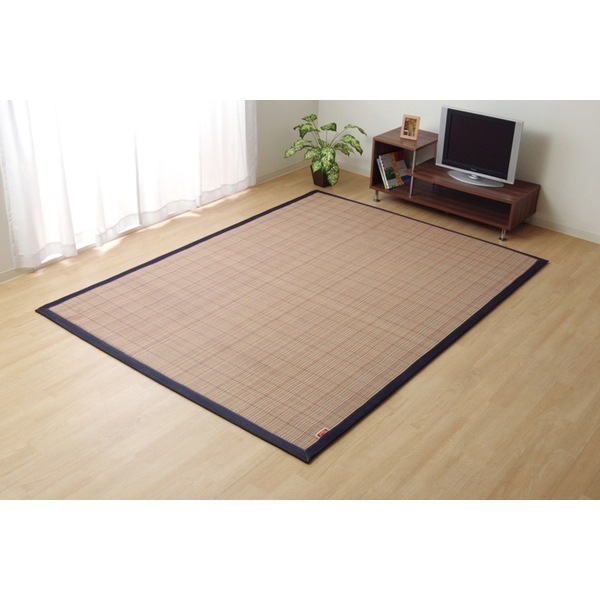 1100170014501 ふっくら 竹カーペット シンプル DDXリオ 180×180cm メーカー直送