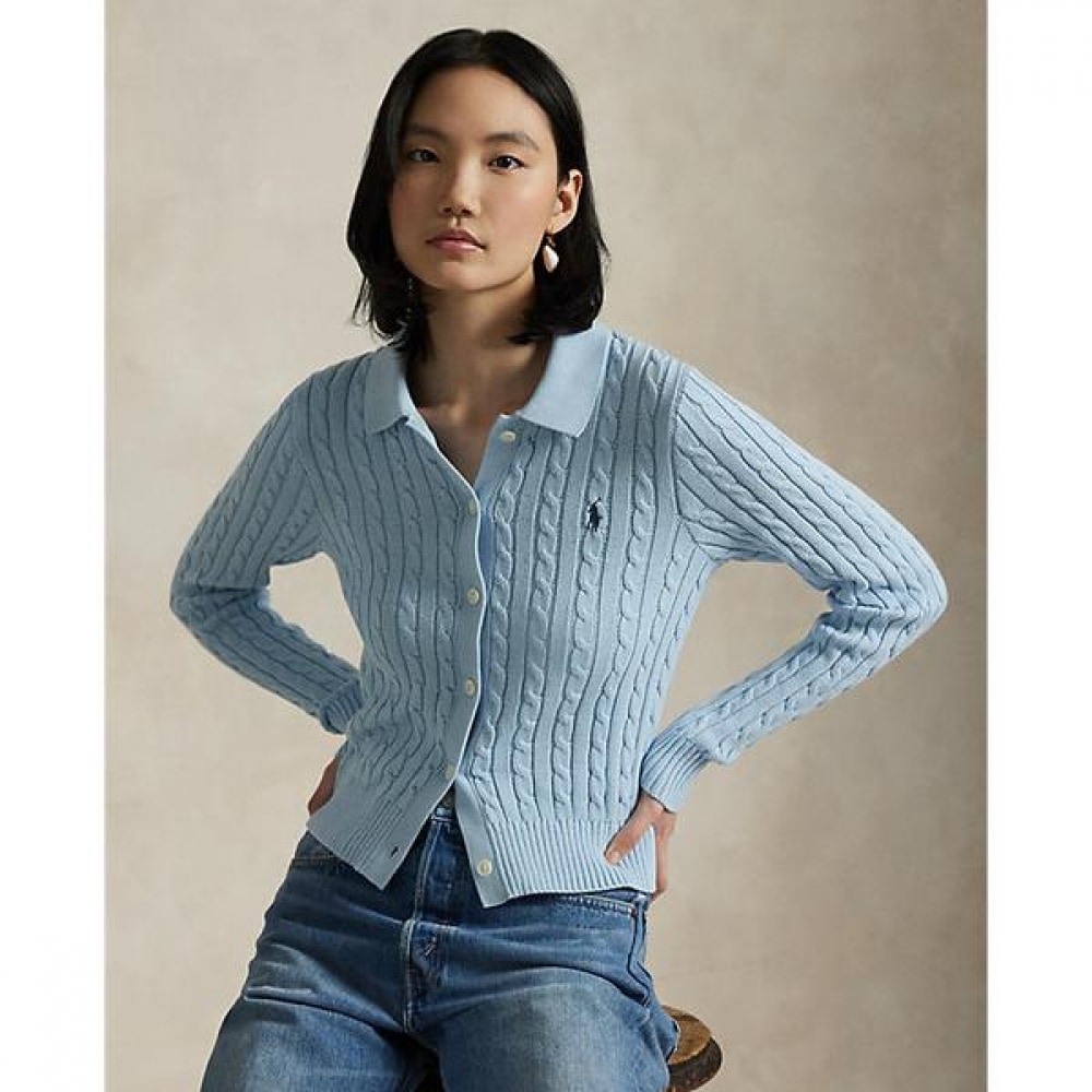 ポロ ラルフ ローレン レディース ケーブル ニット コットン カーディガン WMPOSWENDW20394400
