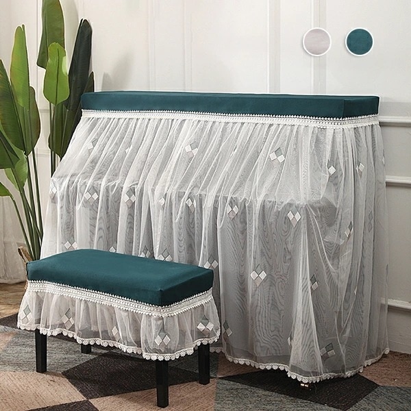 ピアノカバー 防塵カバーアップライト ピアノカバー フルカバー カバーリング ピアノカバーセット 保護カバー 椅子カバー 薄手 通気性 乾燥 防塵 北欧 ヨーロッパ風 おしゃれ 高級感 優雅 エレガン 11,846円