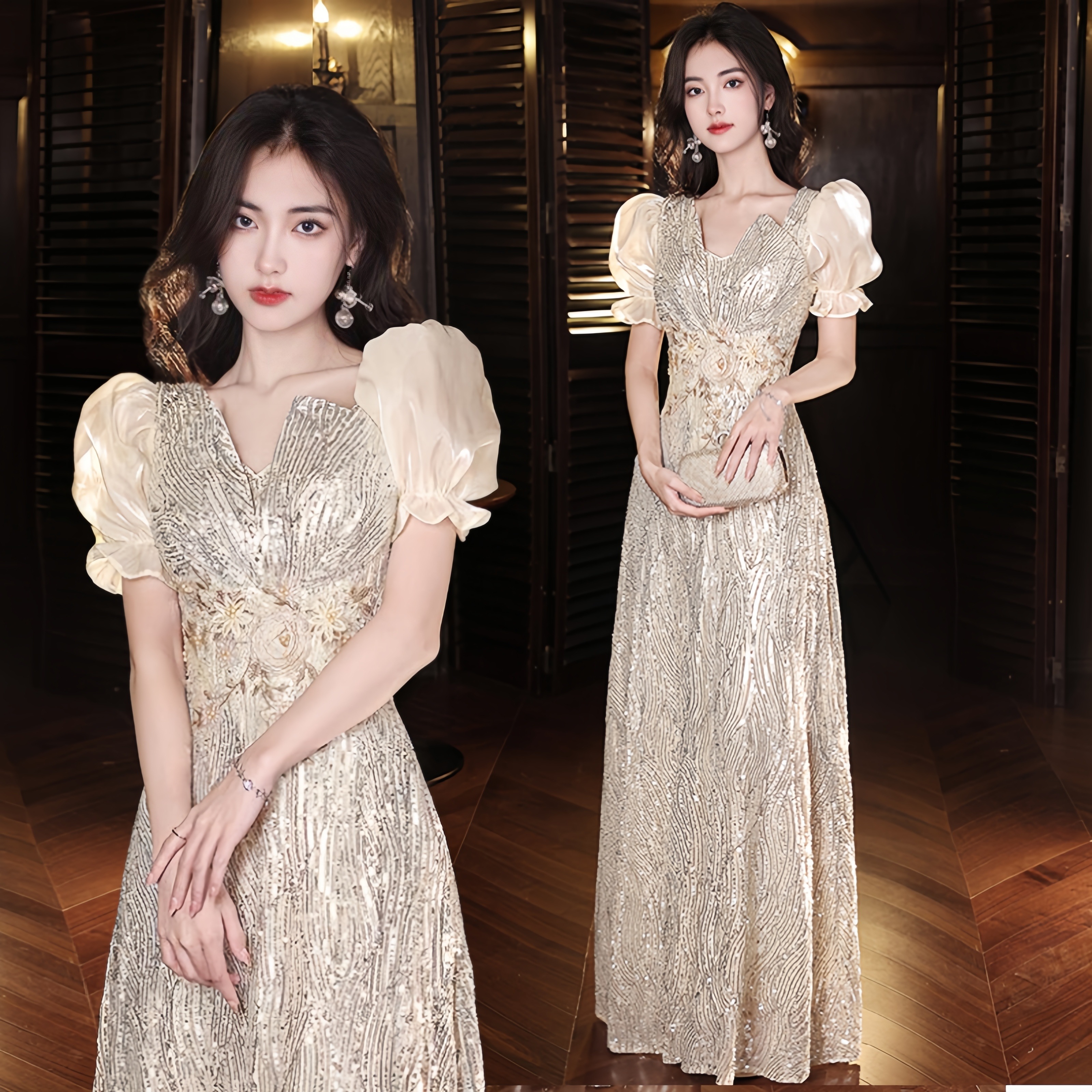 パーティードレス シンプル 二次会 フォマールドレス 写真撮影プリンセス演奏会 結婚式 披露宴 ナイトクラブ 成人式 忘年会 ブライダル 大きいサイズ ウェディングドレス