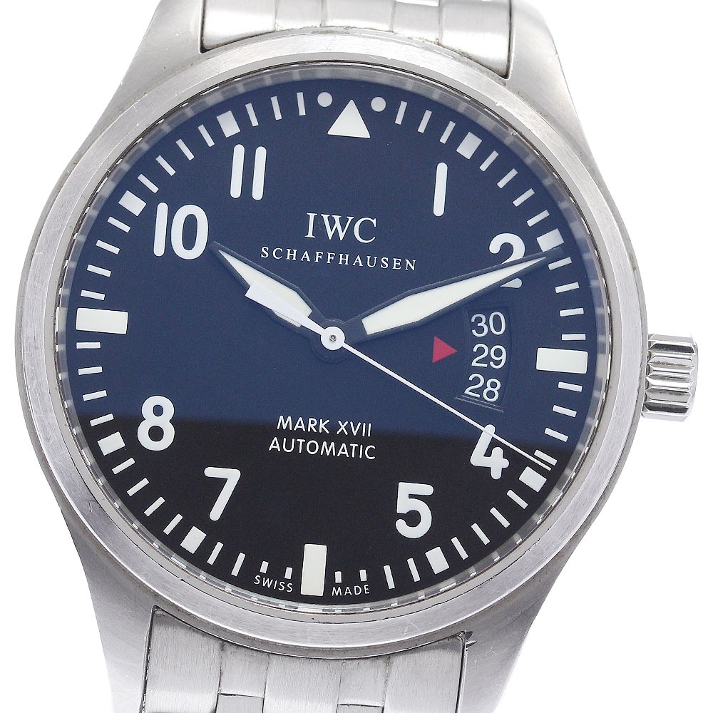 IWC IWC SCHAFFHAUSEN IW326504 パイロットウォッチ マークXVII デイト 自動巻き メンズ _935925【中古】