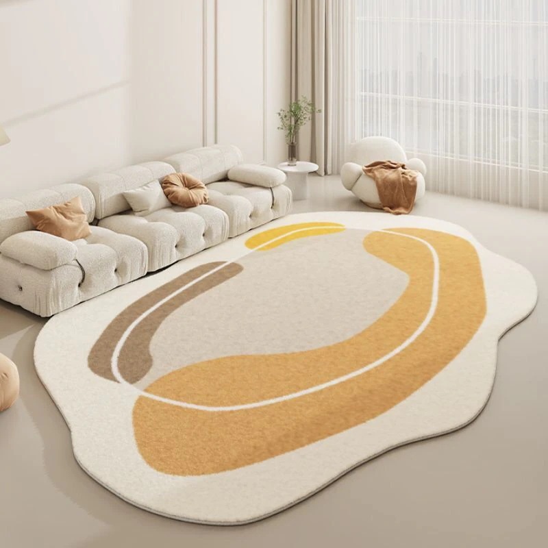 カーペット 形状のリビングカーペットソファプラッシュフロアマット