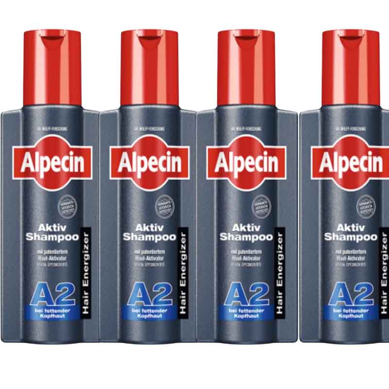 春早割 アルペシンアクティブシャンプーA2 250ml x 4 ALPECIN AKTIV A2 SHAMPOO 250ml x 4 シャンプー -  flaviogimenis.com.br