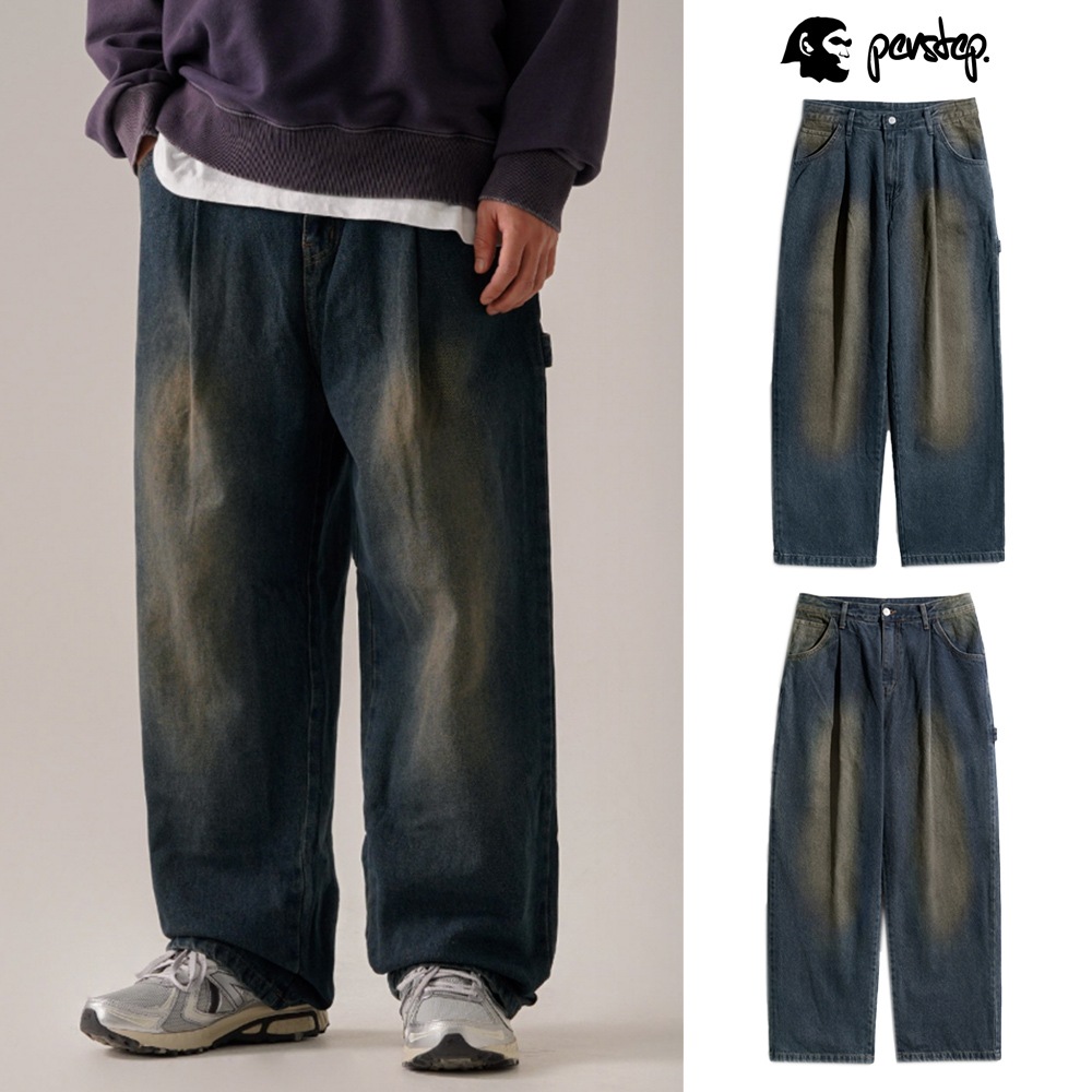 [PERSTEP] Ply Carpenter Denim Pants
