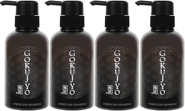 ポレ スカルプシャンプー 300ml x 4本 セット 頭皮 毛穴 の 汚れ を しっかり 洗浄 ノンシリコン 無香料
