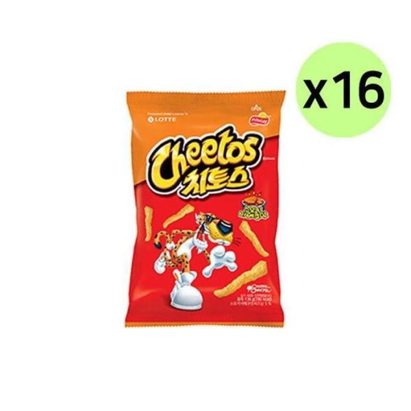 OF1O76SR롯데 치토스 바베큐맛 16개 아이 간식