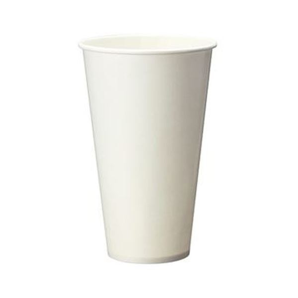 （まとめ）TANOSEE 両面ラミネート加工ペーパーカップ 420ml（14オンス）1セット（250個：50個5パック）5セット