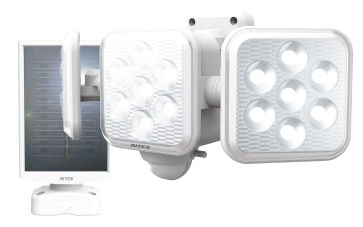 ムサシ S-330L ソーラー式 LEDセンサーライト（5W×3灯） S330L 6,863円