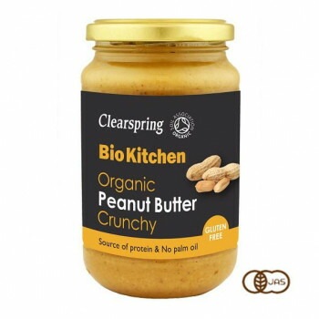 クリアスプリング　有機ピーナッツバター/クランチ　350G　6個セット　S6-01