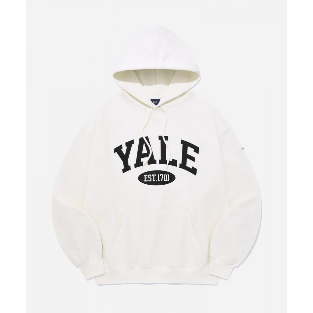 エール(23FW) 2トーンアーチパーカー アイボリー