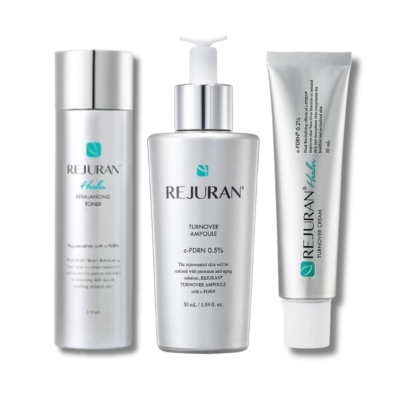 【肌再生3点セット】ターンオーバー トナー120ml + アンプル50ml + クリーム50mlエイジングケア・敏感肌にも