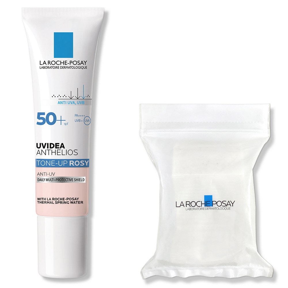 UVイデア XL プロテクショントーンアップ ローズ 30ml SPF50+ PA++++ 化粧綿30枚30ml1セット