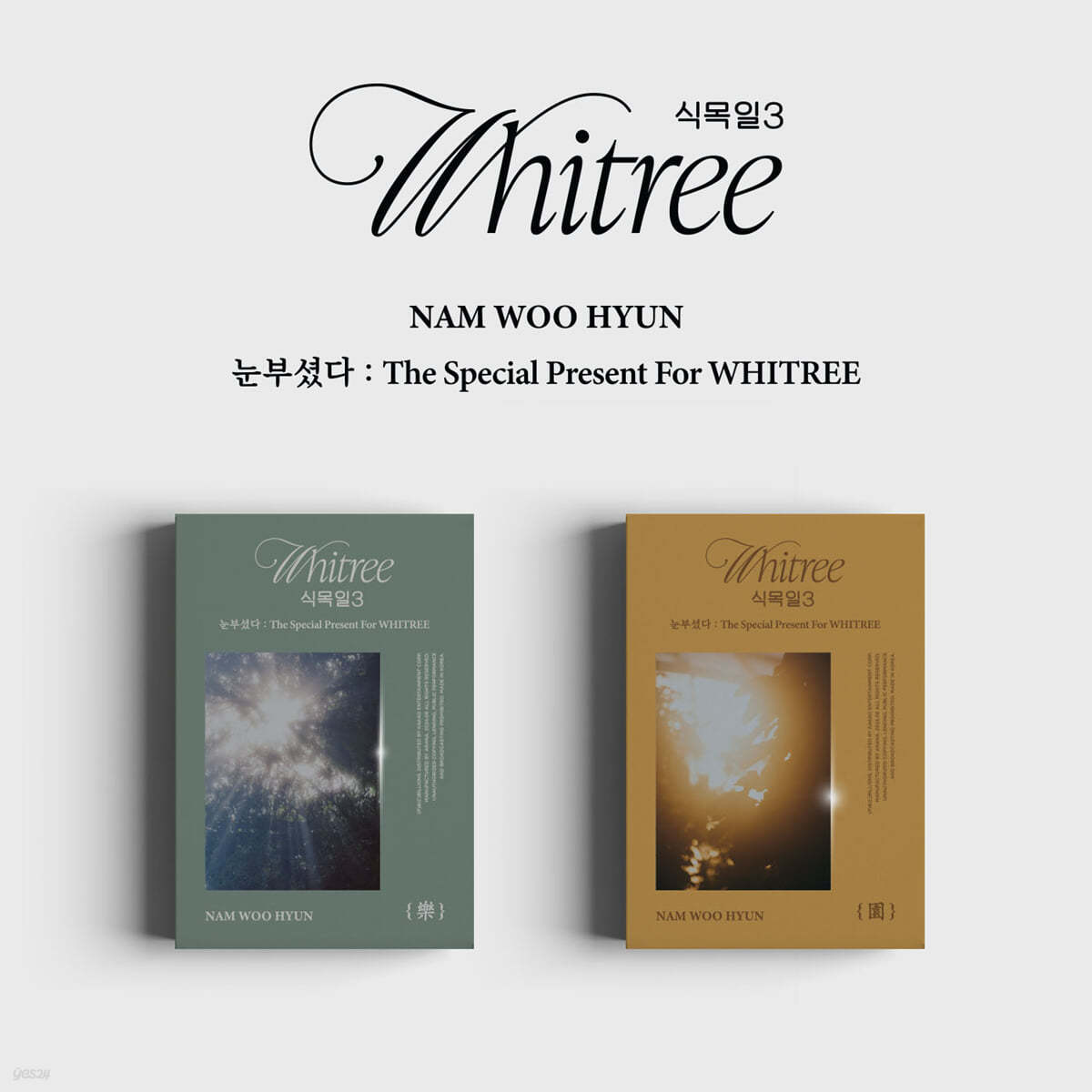 [未開封新品] ナム・ウヒョン - 眩しい : The Special Present For WHITREE (植木日3 Live Ver.) [2種セット]