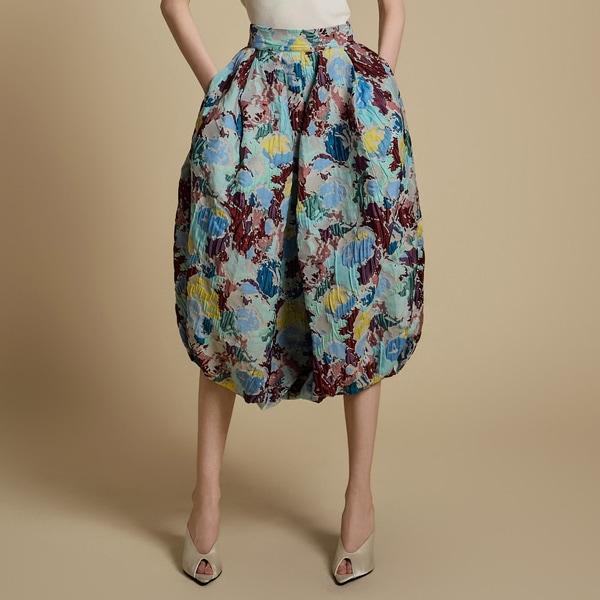 SK9269 ジャガード スカート