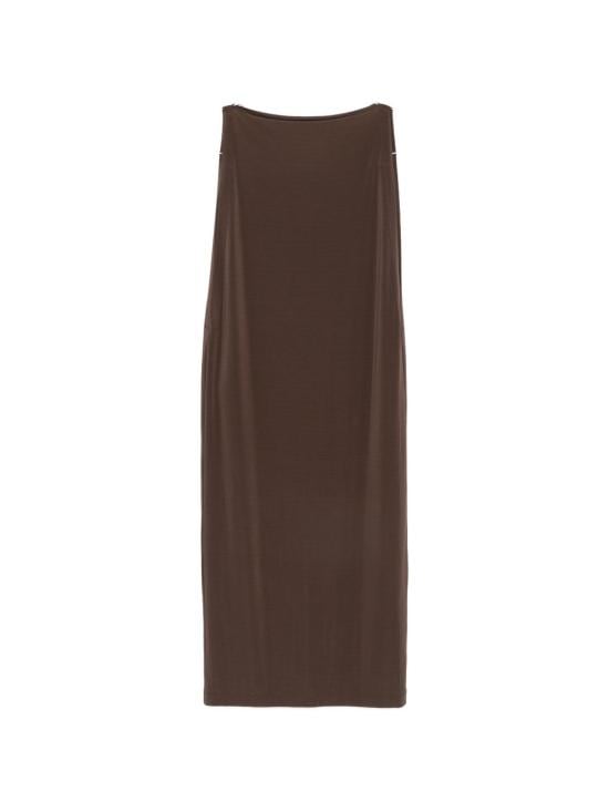 ISSEY MIYAKE Women Long Skirts IM66JH720 45 BROWN