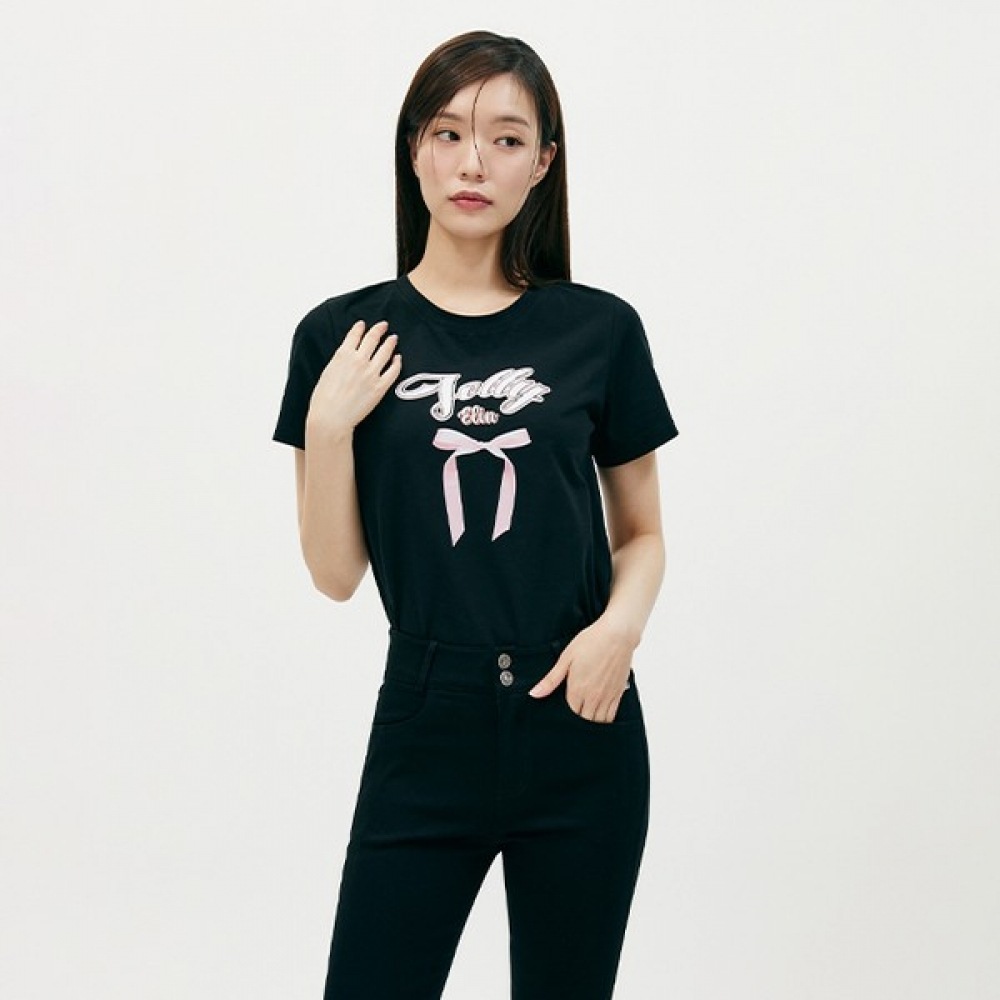 [プラスチックアイランド] リボンプリントTシャツPR2CH363 4,716円